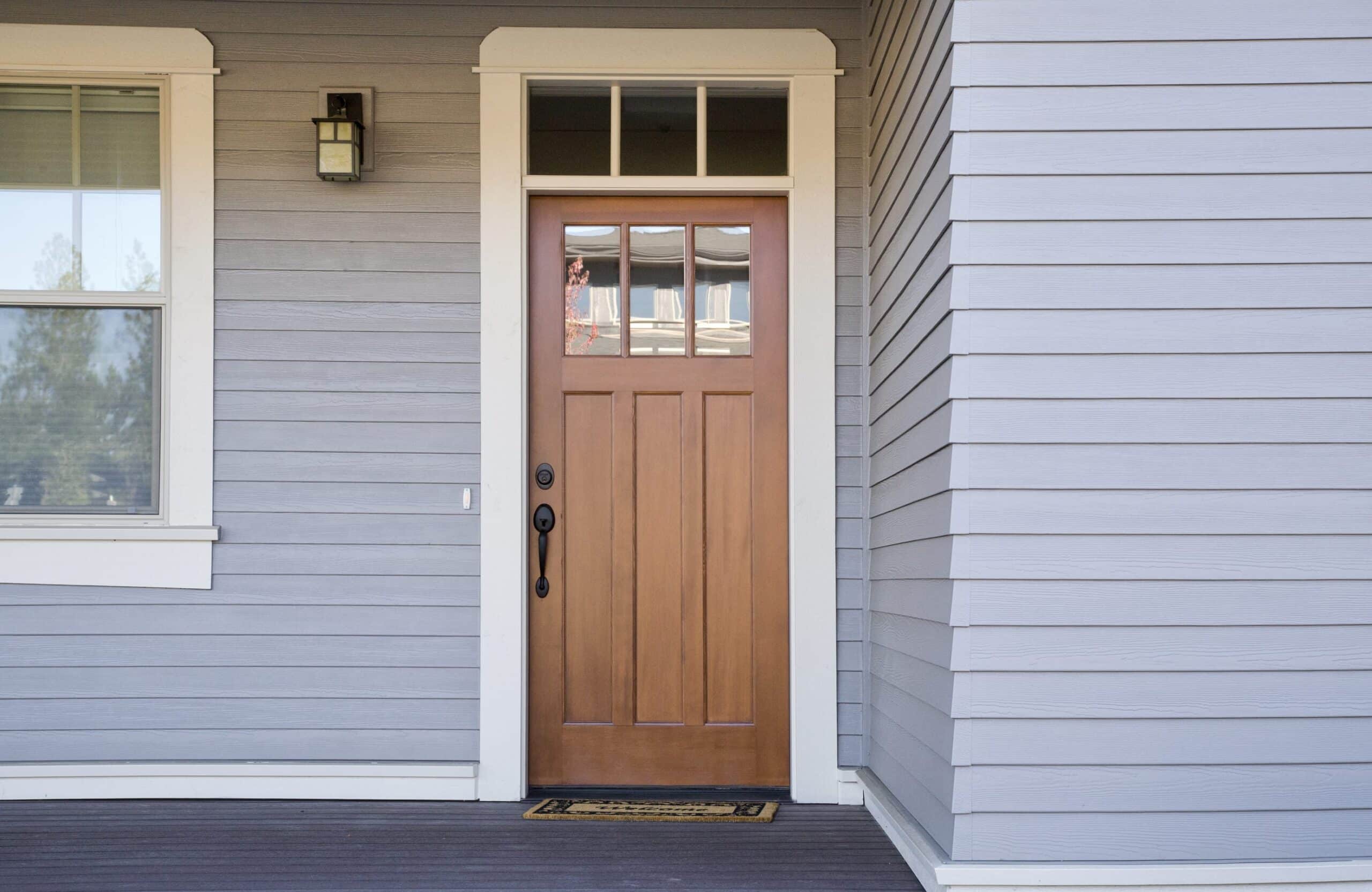 ext wood door