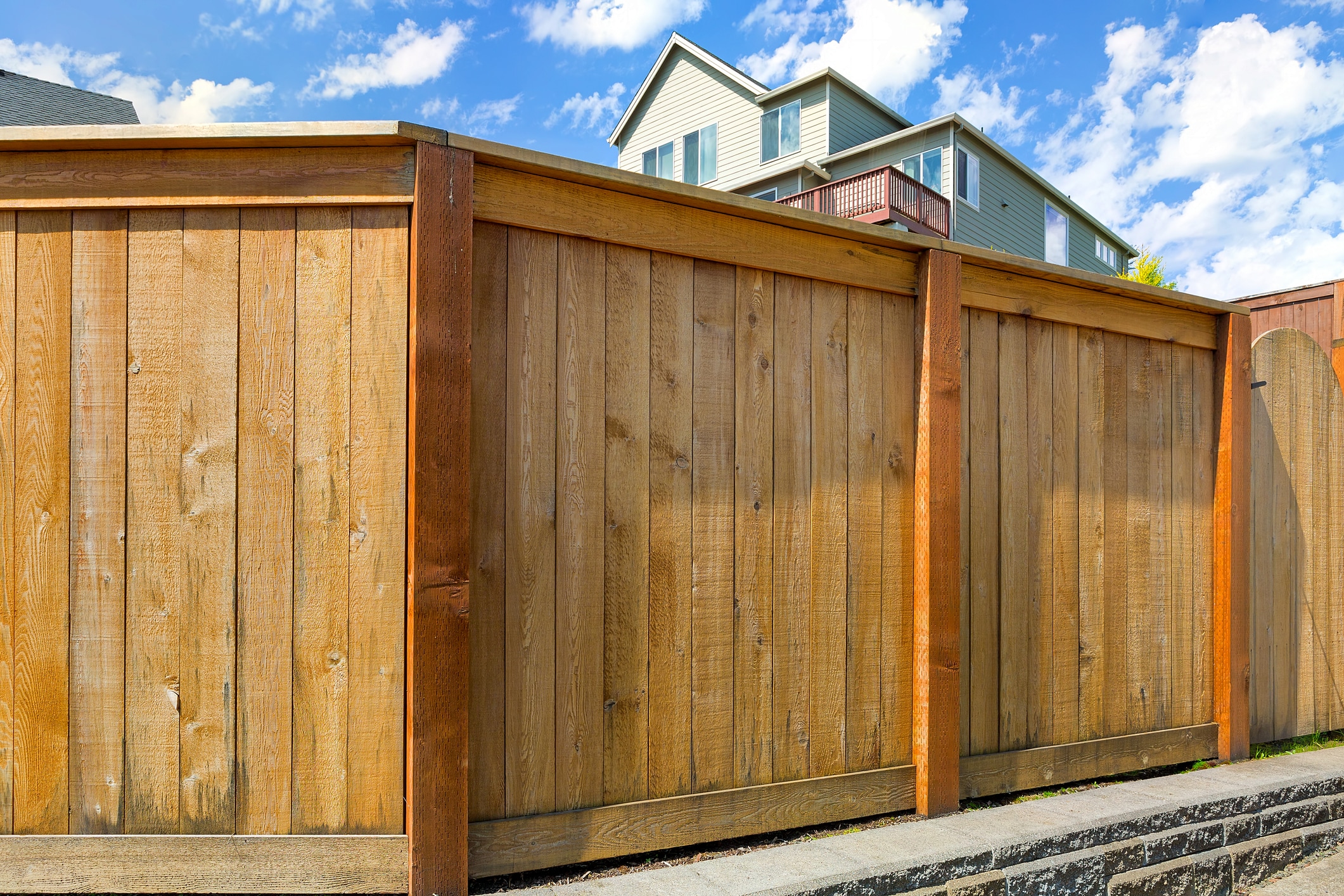 Backyard Wood Fence